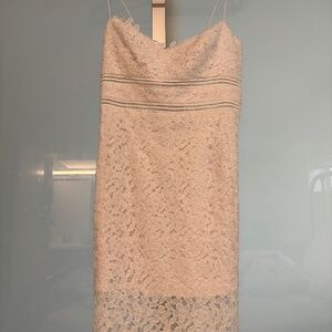 BHLDN size 16 lace white reception dress